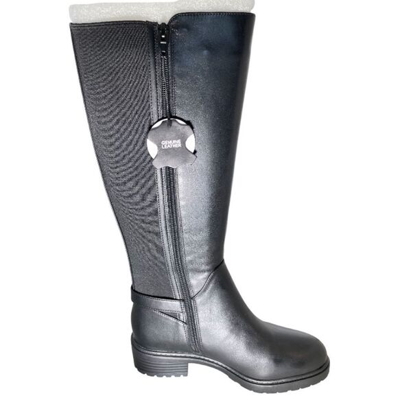 Giani Bernini, Women's barnibee Memory Foam Knee High Riding Boots. color: black - Picture 3 of 10